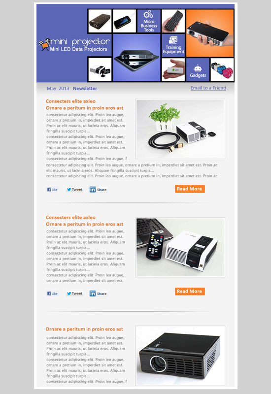 Newsletter Design - HotsWots Web Development Agency Sydney